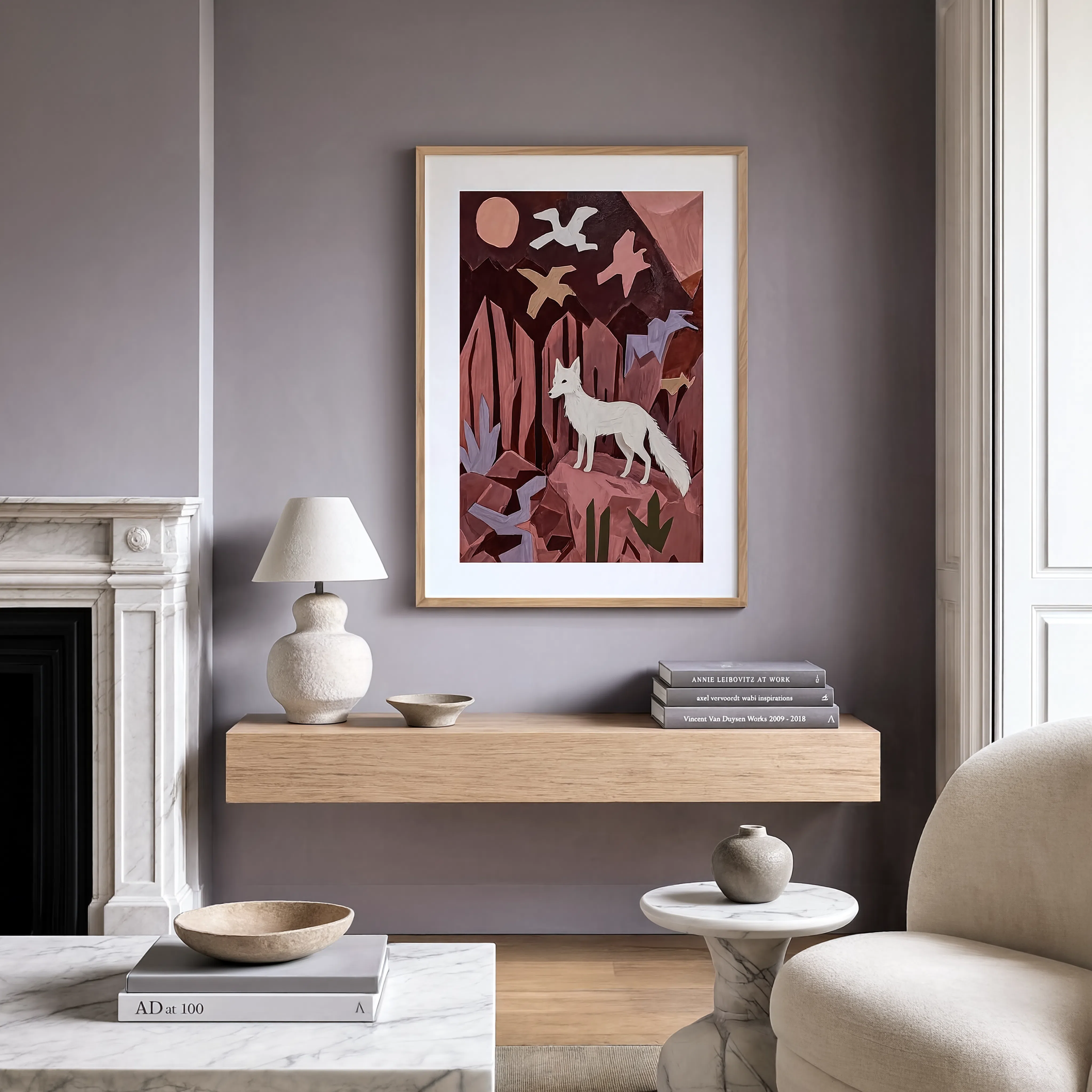 Fox Illustration | Woodland Animal Wall Art Print
