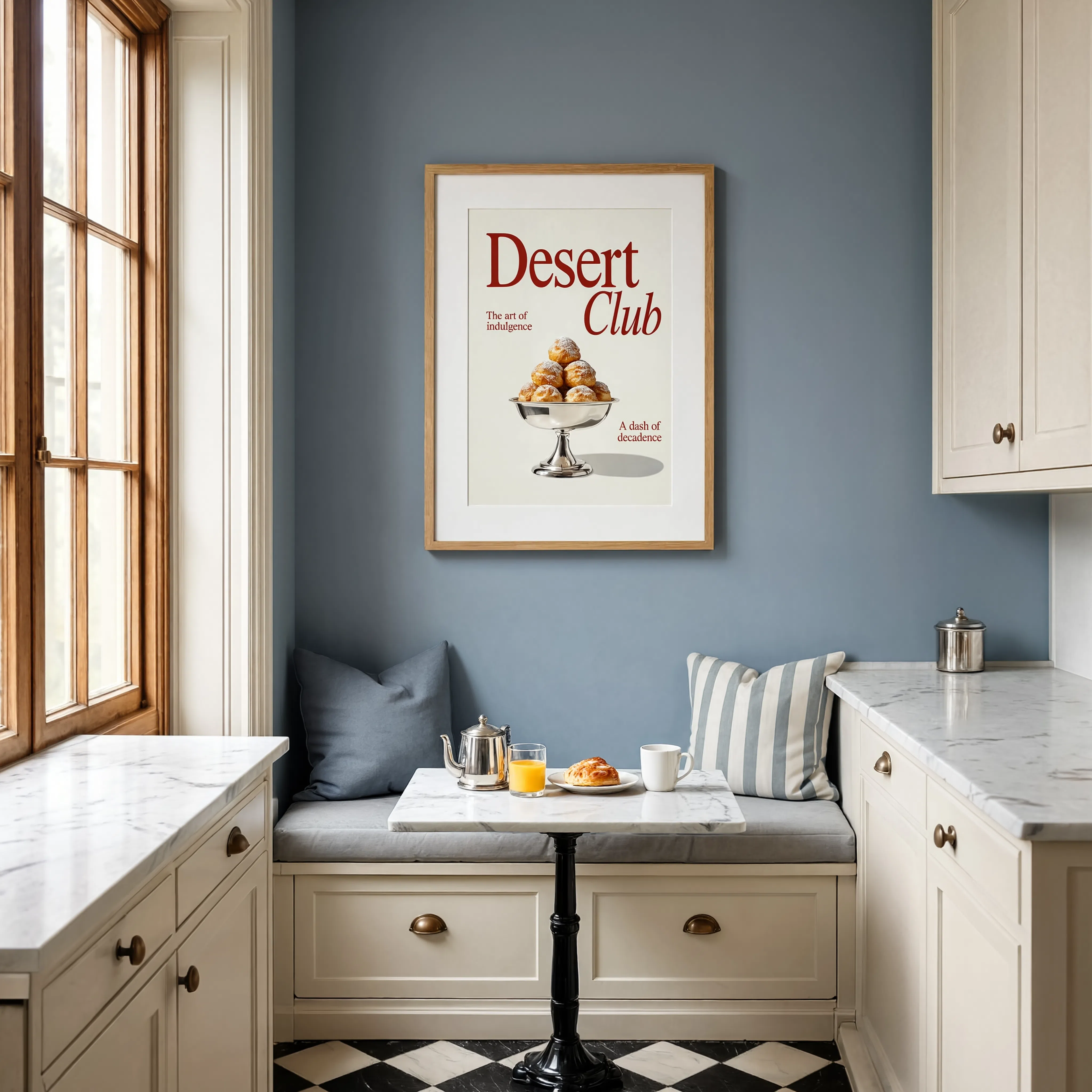 Dinner Club – Profiteroles | French Dessert Wall Art