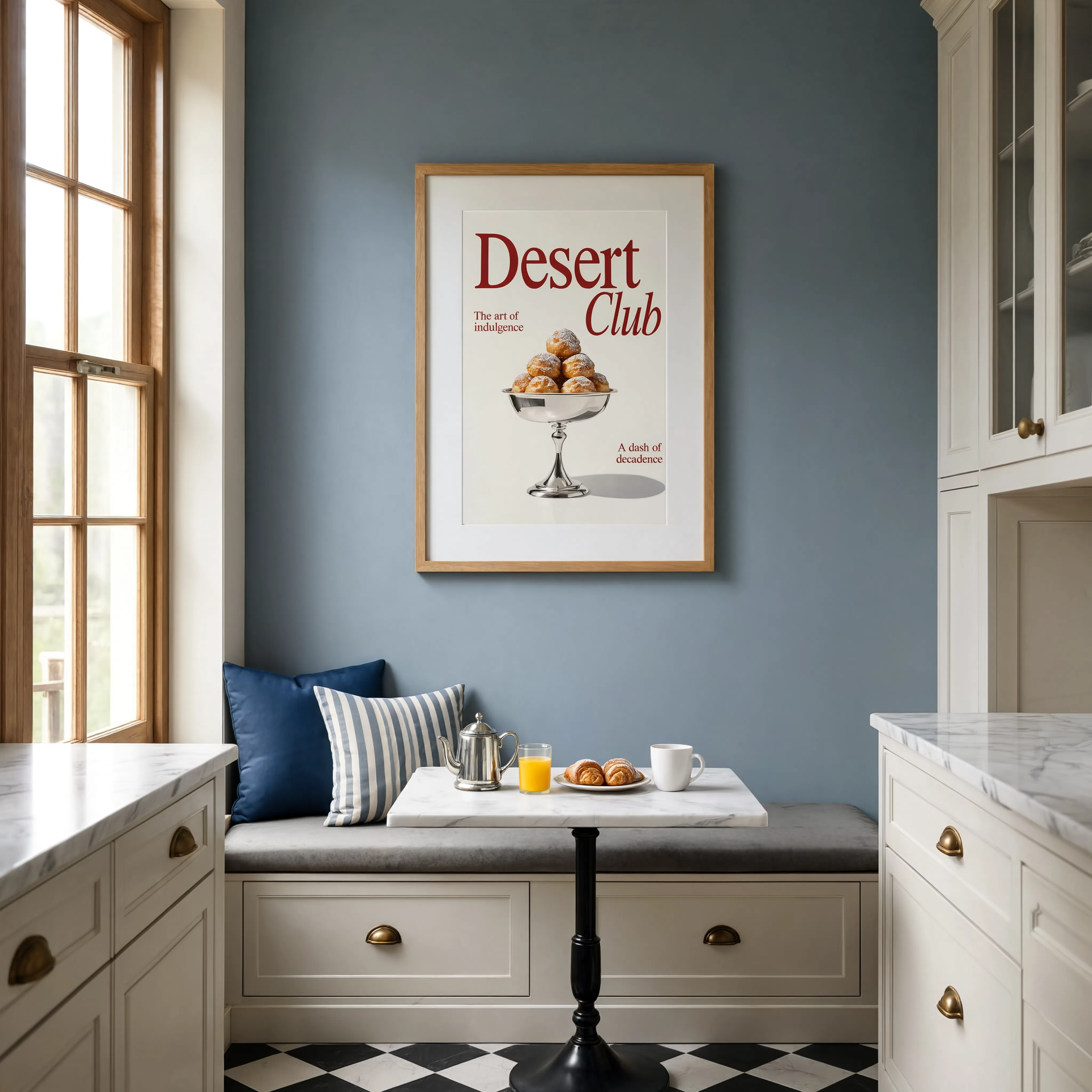 Dinner Club – Profiteroles | French Dessert Wall Art