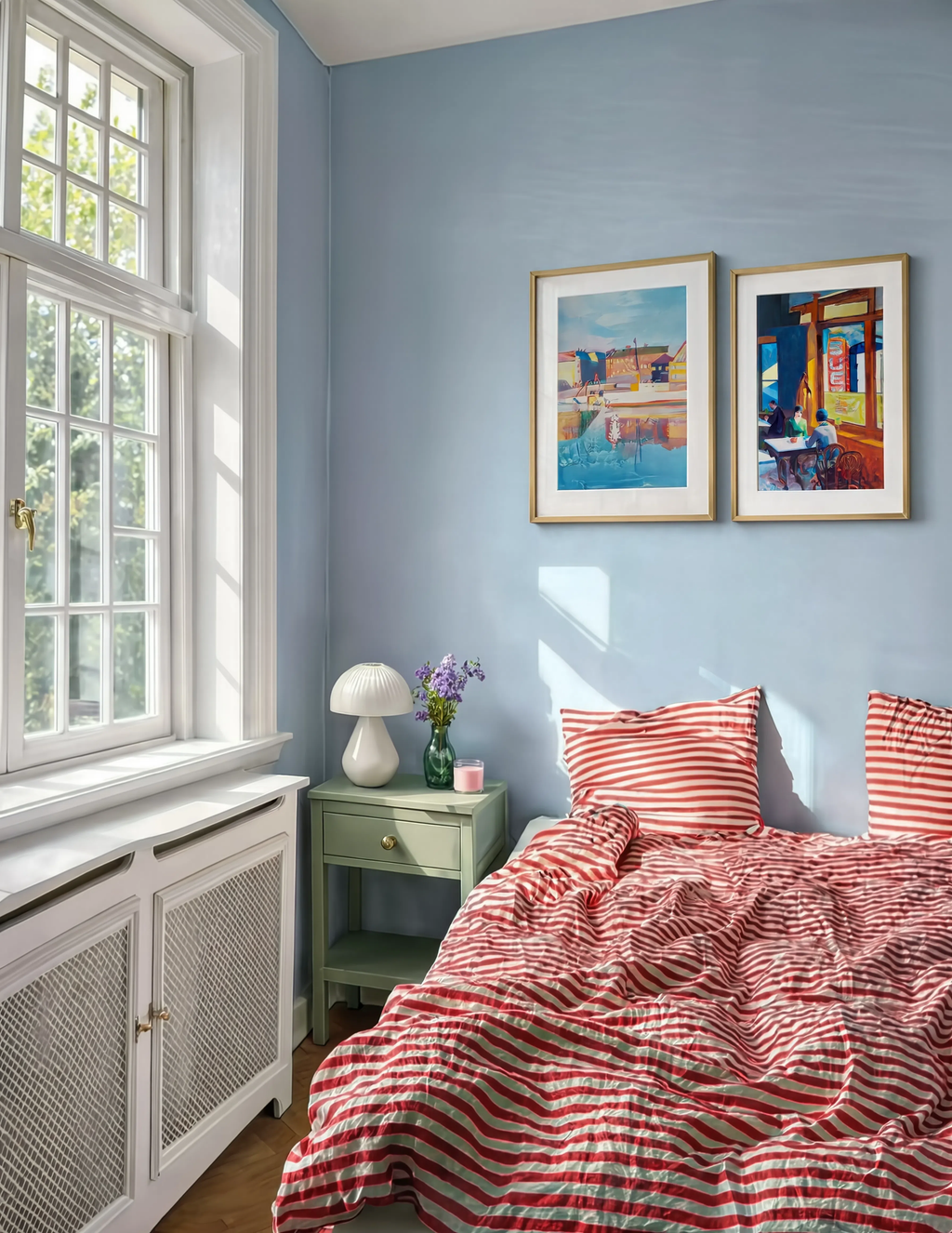 Set of 2 Fine Art Prints – Edward Hopper’s Chop Suey & Edvard Weie’s View of Nyhavn Gallery Set