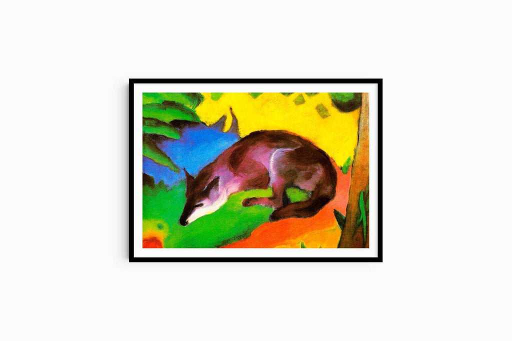 Franz Marc - Blue Black Fox