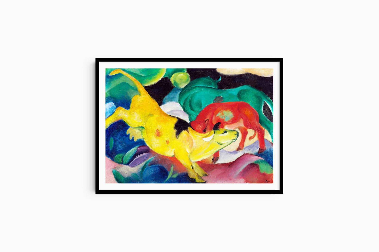 Franz Marc - Cows, Red Green Yellow