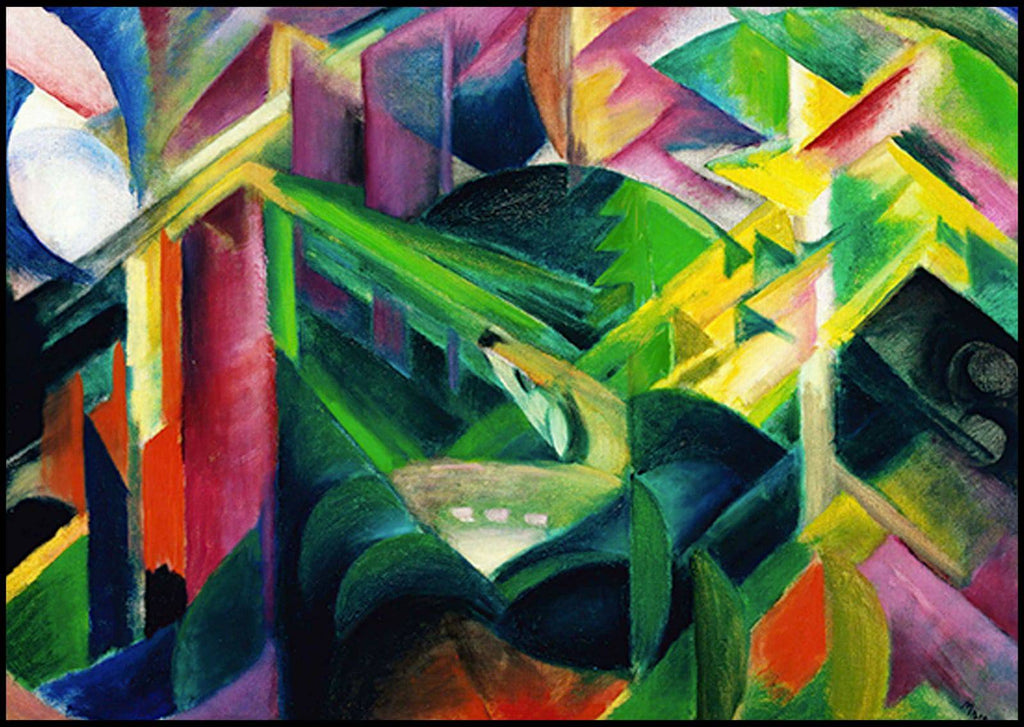 Franz Marc - Deer In The Monastery Garden