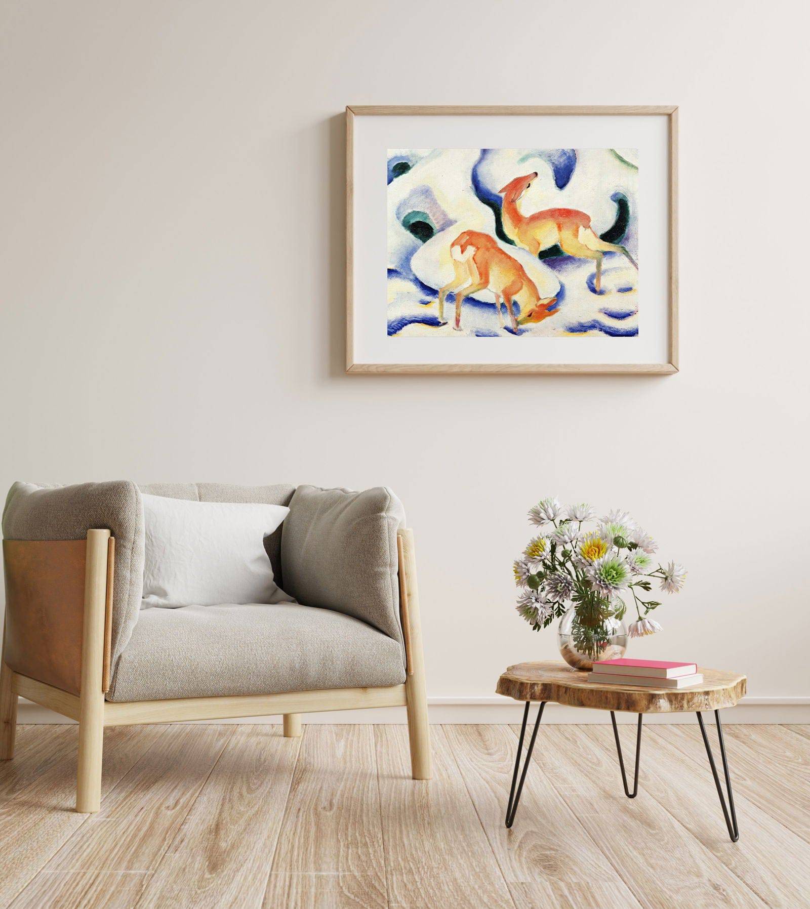 Franz Marc - Deer In The Snow