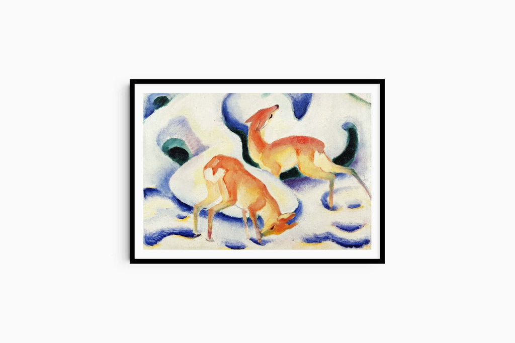 Franz Marc - Deer In The Snow