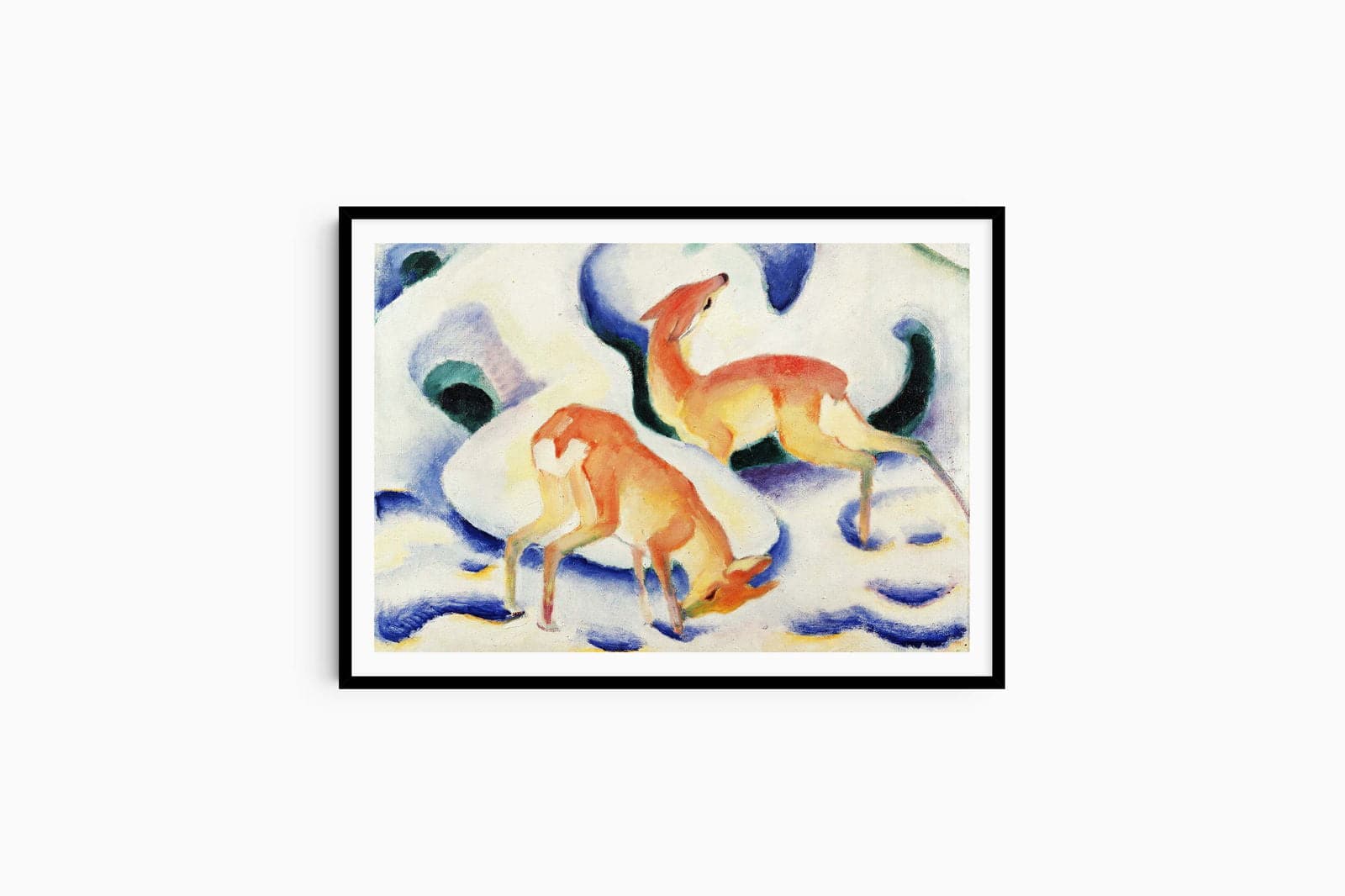 Franz Marc - Deer In The Snow