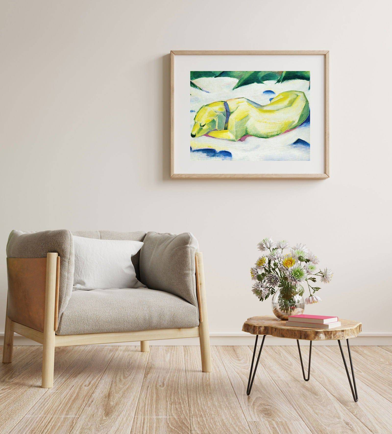 Franz Marc - Dog Lying in the Snow