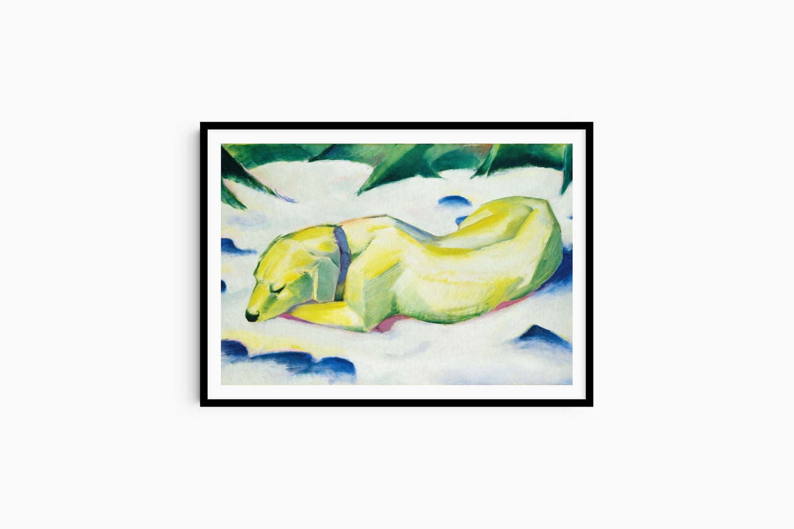 Franz Marc - Dog Lying in the Snow