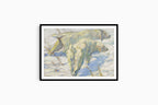 Franz Marc - Dog Lying in the Snow