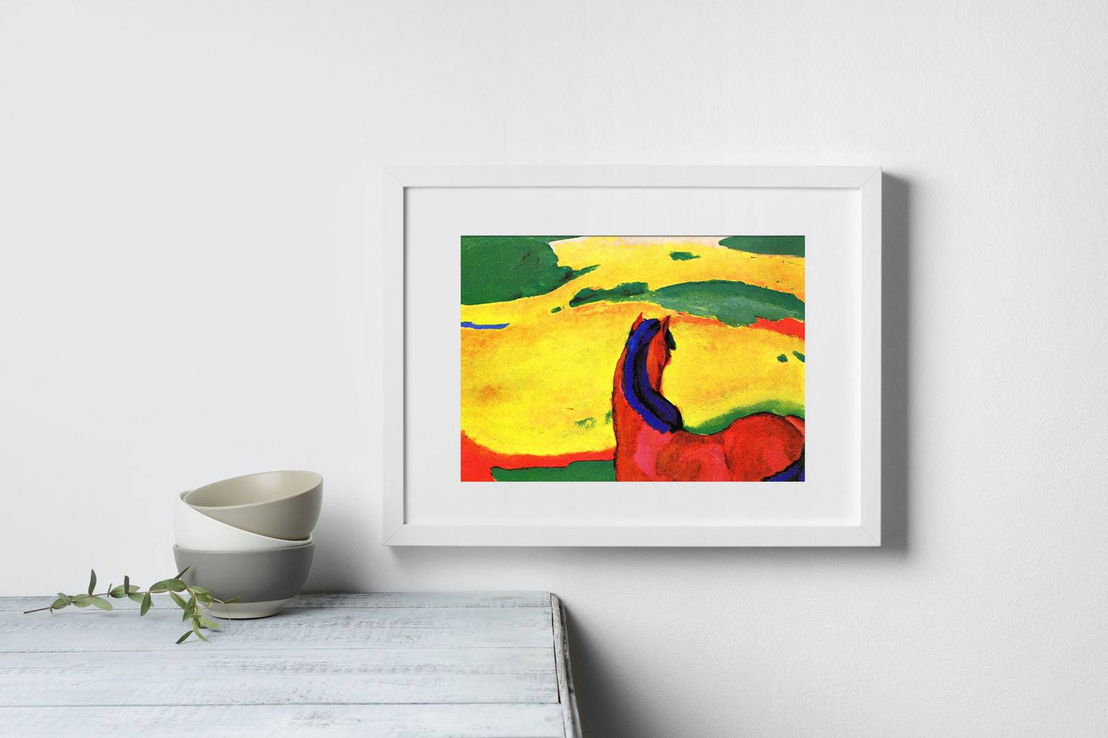 Franz Marc - Horse In A Landscape