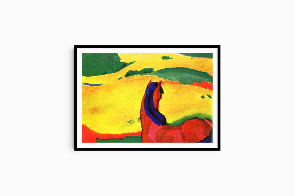 Franz Marc - Horse In A Landscape