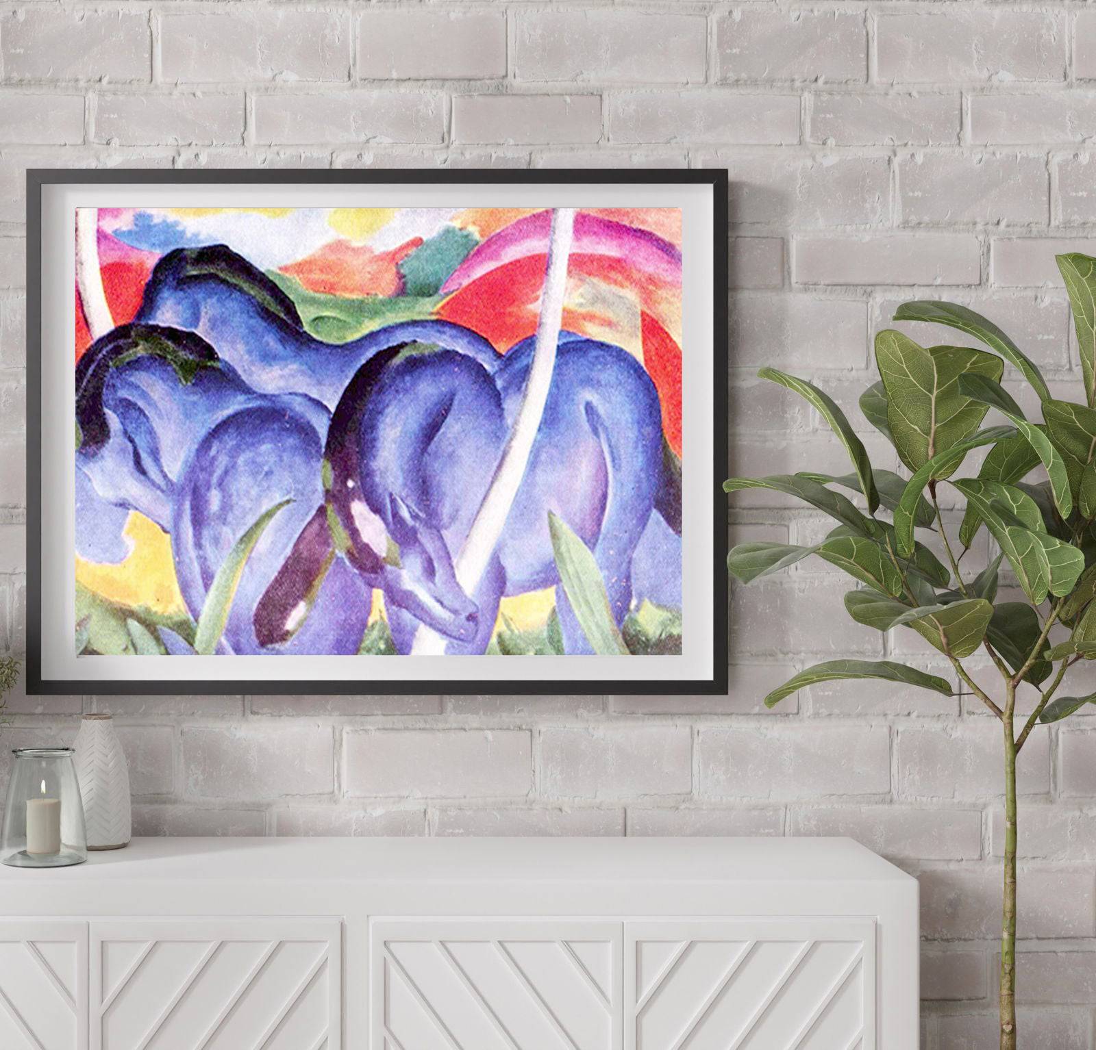 Franz Marc - The Big Blue Horses