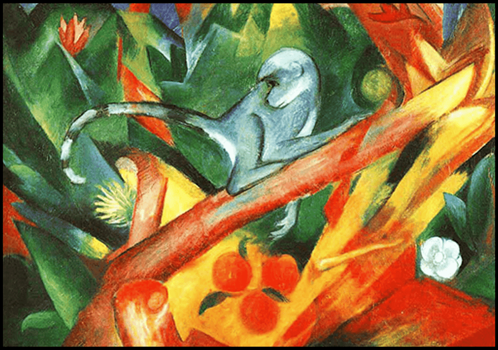 Franz Marc - The Monkey