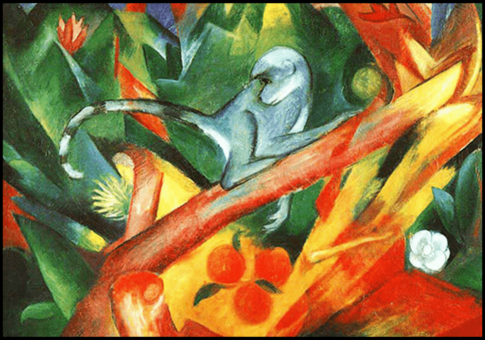 Franz Marc - The Monkey