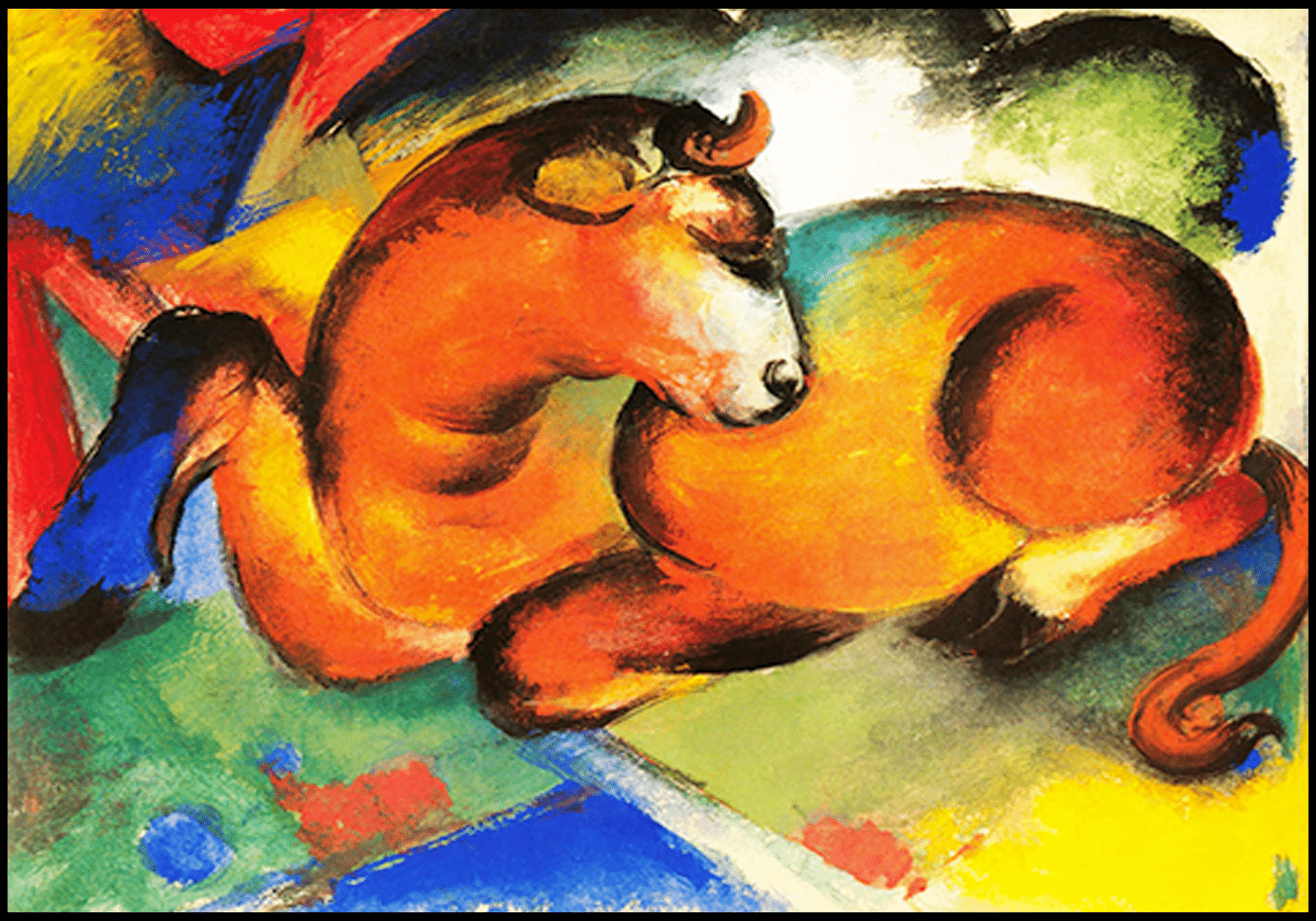Franz Marc - The Red Bull