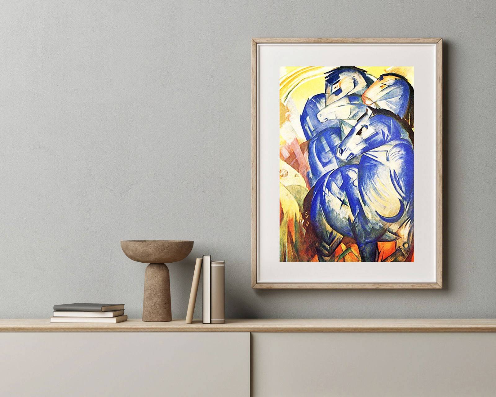 Franz Marc - The Tower of the Blue Horses