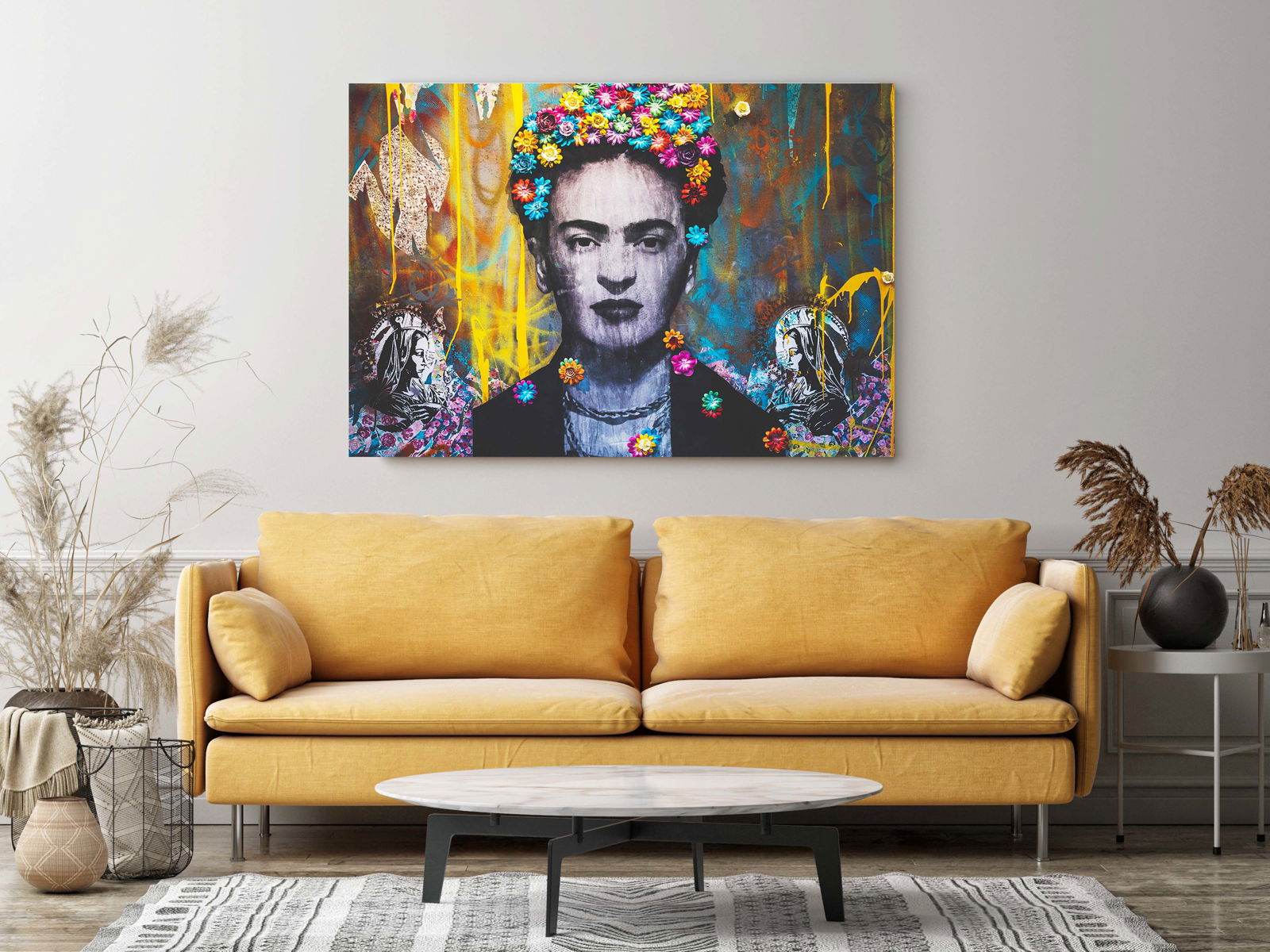 Frida Khalo Mural Poster - Hakyarts