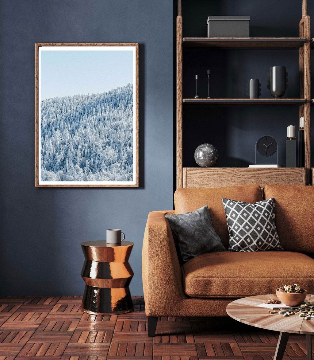 Frozen Winter Forest Poster - Hakyarts