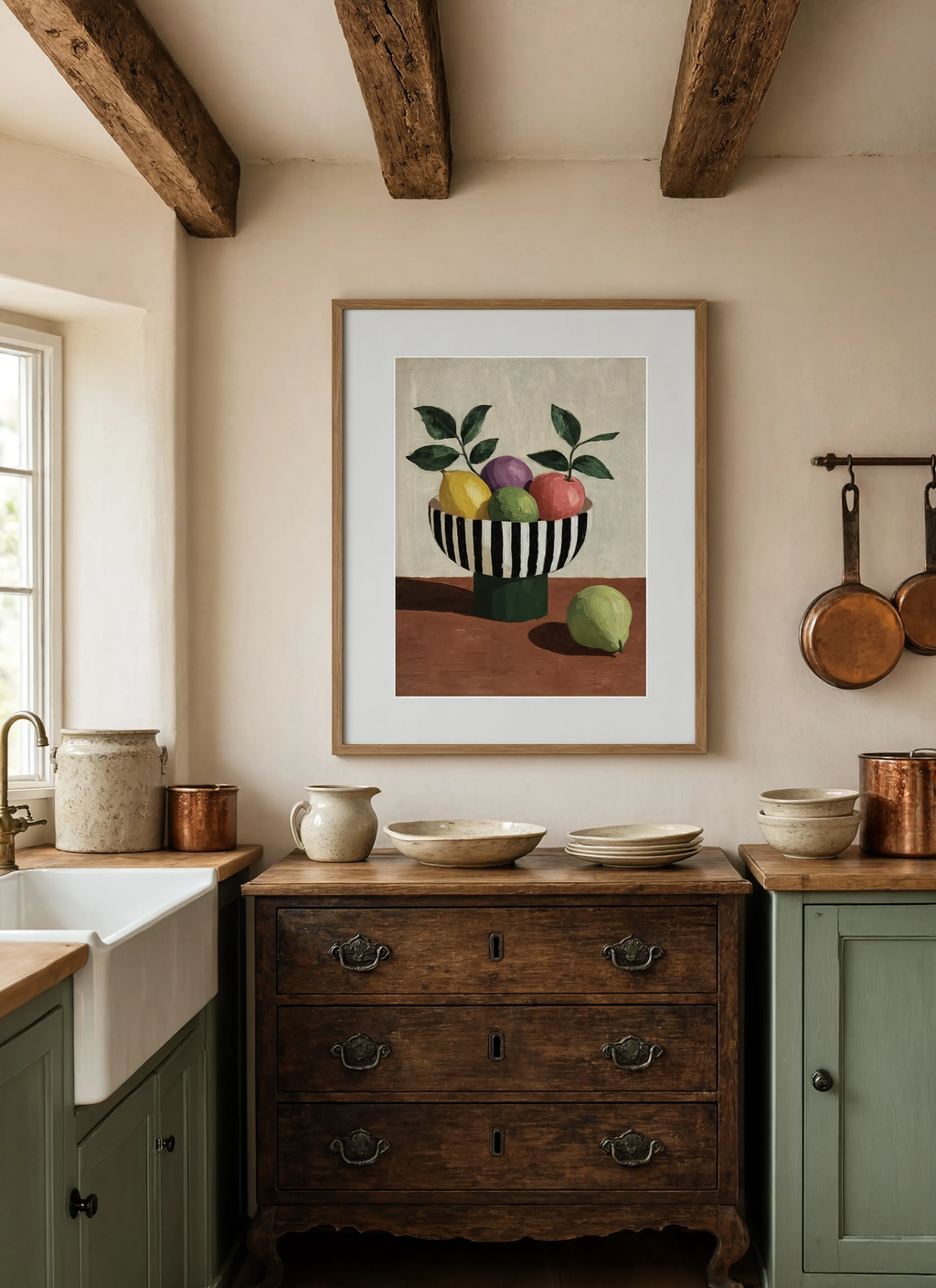 Still-Life Bowl Variation | Contemporary Still Life Wall Art