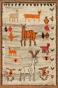 Gabbeh Folk Art Poster 3 | Tribal-Inspired Art Print
