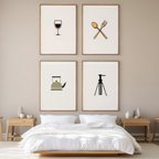 Minimalist Kitchen Dinner Collection – Set of 4 - Hakyarts