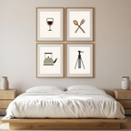 Minimalist Kitchen Dinner Collection – Set of 4 - Hakyarts
