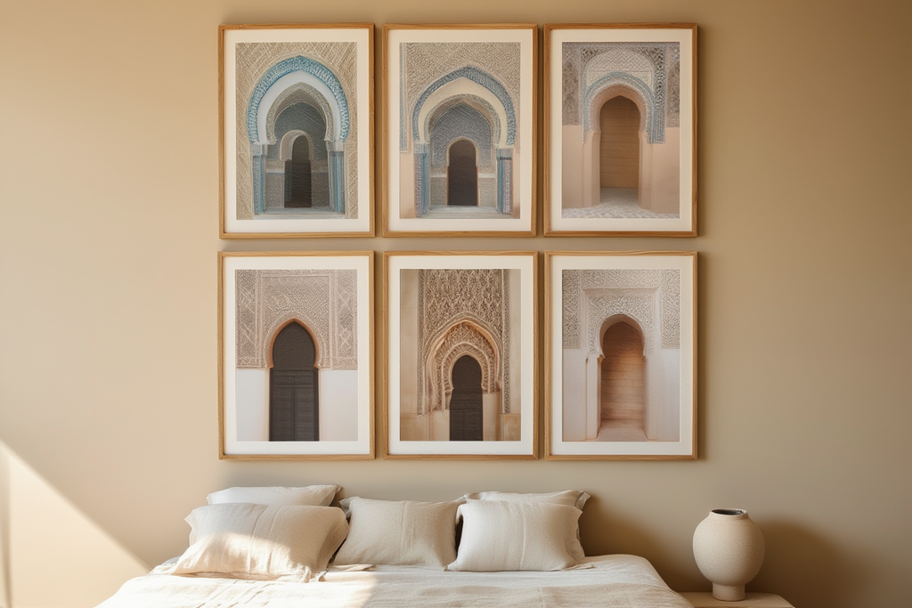 Moroccan Mosques – Set of 6 Architectural Art Prints - Hakyarts
