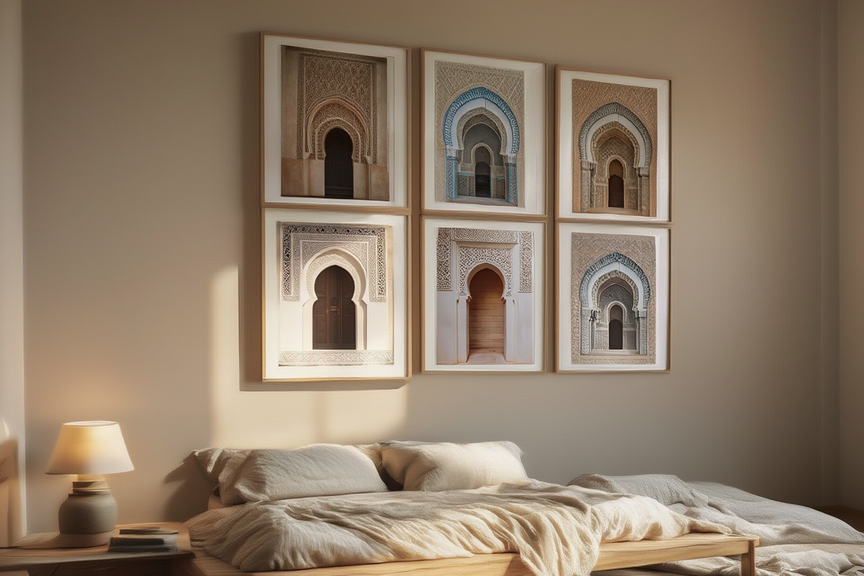 Moroccan Mosques – Set of 6 Architectural Art Prints - Hakyarts