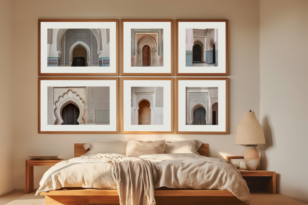 Moroccan Mosques – Set of 6 Architectural Art Prints - Hakyarts