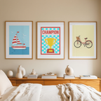 The Golden Era Collection – Set of 3 Retro Prints - Hakyarts