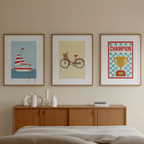 The Golden Era Collection – Set of 3 Retro Prints - Hakyarts