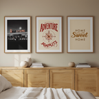 Retro Charm – 3-Piece Vintage Wall Art Set - Hakyarts