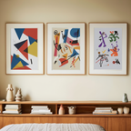 Paul Klee & Kandinsky Wall Art – Set of 3 Prints - Hakyarts