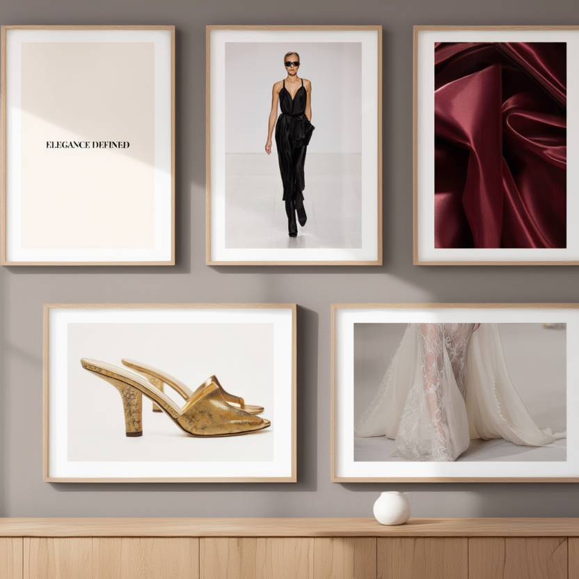 Luxury Fashion Art – 5-Piece Workspace Set - Hakyarts