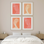 Matisse & Picasso Gallery – Living Room Set of 4 Prints - Hakyarts