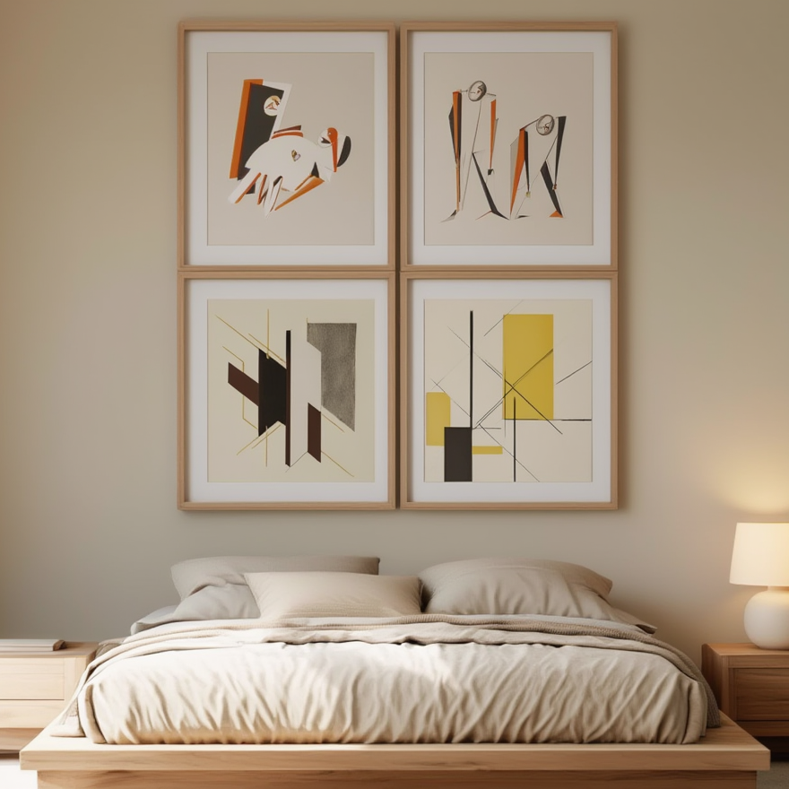 El Lissitzky – 4 Prints | Mix & Match Modern Art Collection