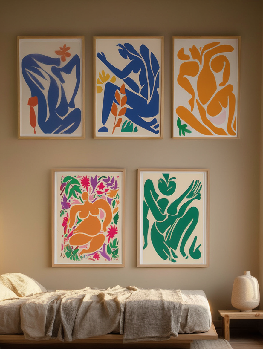 Matisse Modernist Collection – Set of 5 Prints - Hakyarts