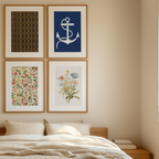 Vintage Charm – 4-Piece Wall Art Set - Hakyarts