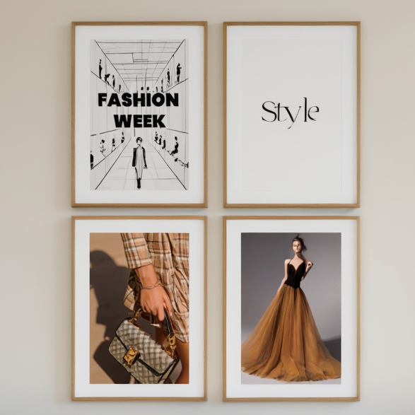 Luxury Fashion Art – 5-Piece Set - Hakyarts