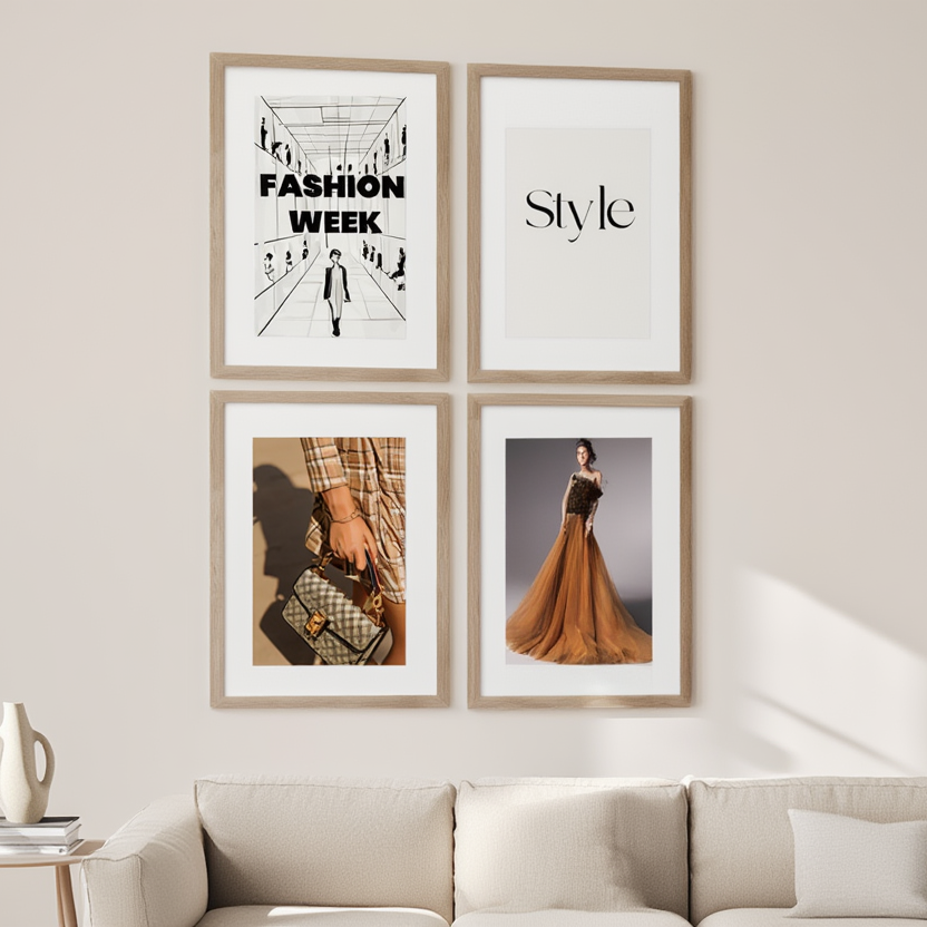 Luxury Fashion Art – 5-Piece Set - Hakyarts