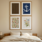 Vintage Charm – 4-Piece Wall Art Set - Hakyarts