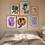Klee’s Vision – Set of 5 Modernist Art Prints - Hakyarts