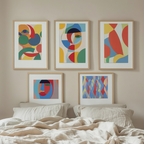 Klee’s Vision – Set of 5 Modernist Art Prints - Hakyarts