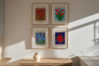 Flower Market Cities – 4 Prints