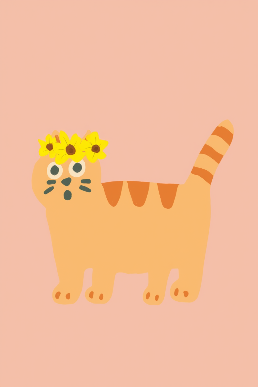 Colorful Whimsical Cat Prints – Mix & Match Home Decor