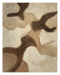 Abstract Earth-Tone Variation | Contemporary Abstract Wall Art Print