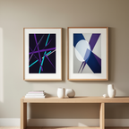 Set of 2 Geometric Prints – El Lissitzky Inspired Abstract Wall Art - Hakyarts