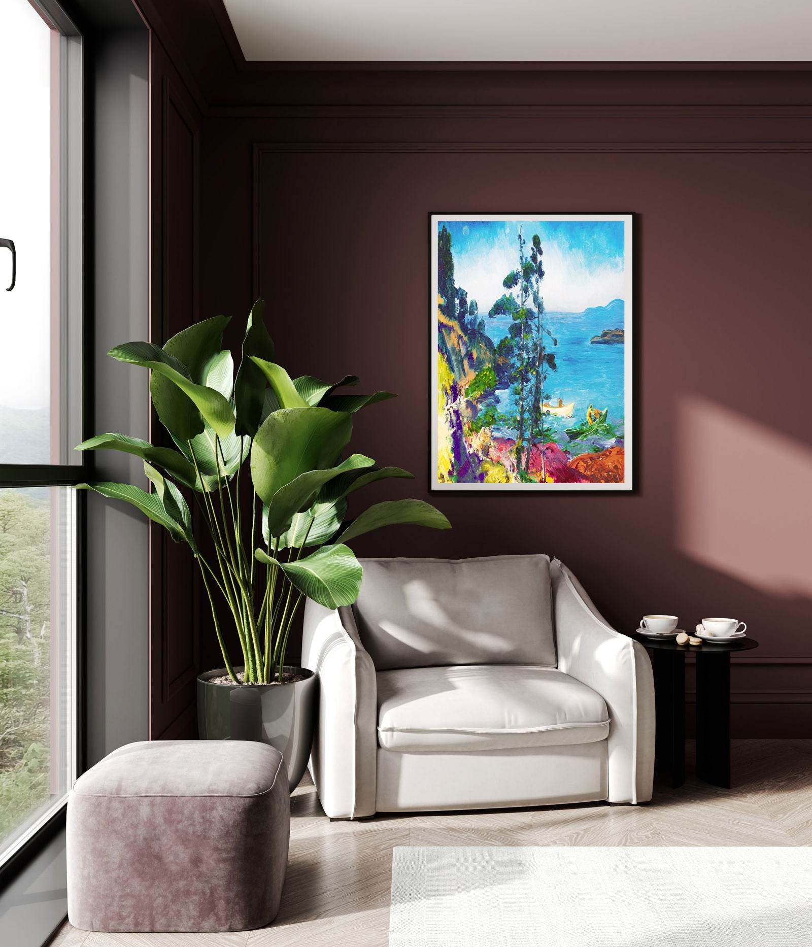 George Wesley Bellows - Evening Blue - Hakyarts