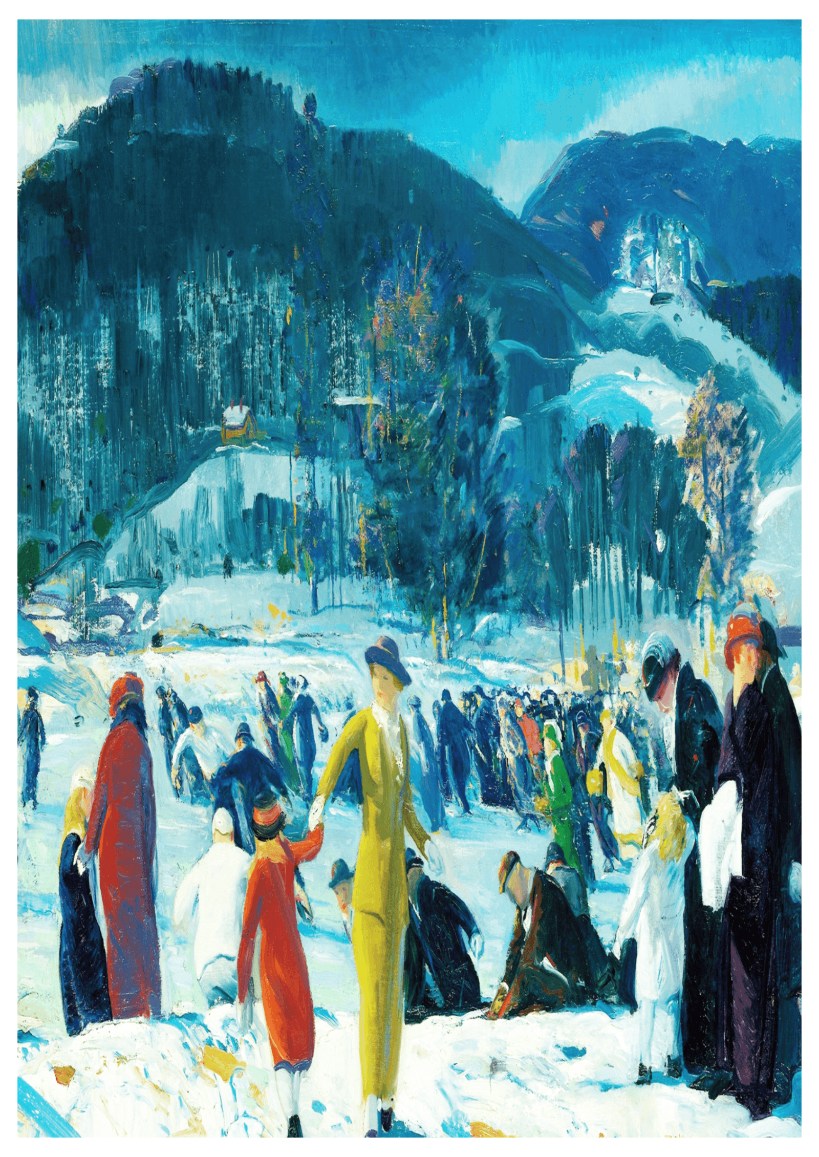 George Wesley Bellows - Love of Winter - Hakyarts