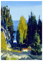 George Wesley Bellows - The Grove 'Monhegan' - Hakyarts